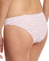 Thumbnail for your product : Onia Maya Pique Underwire Bandeau Swim Top, Red/White