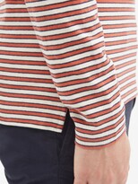 Thumbnail for your product : Orlebar Brown Hogarth Striped Cotton-jersey Long-sleeved T-shirt - Red Multi