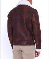 Thumbnail for your product : Schott Sheepskin Leather Bomber Jacket