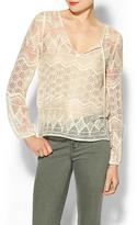 Thumbnail for your product : Eight Sixty Embroidered Boho Blouse