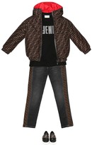 Thumbnail for your product : Fendi Kids Reversible logo track jacket