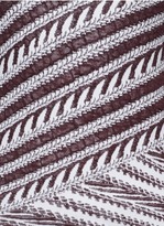Thumbnail for your product : Nobrand Asymmetric hem jacquard knit top