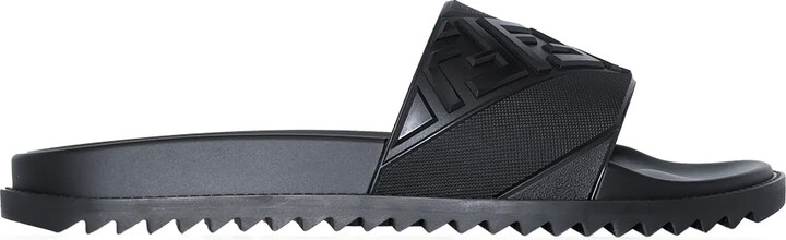fendi rubber slide sandals