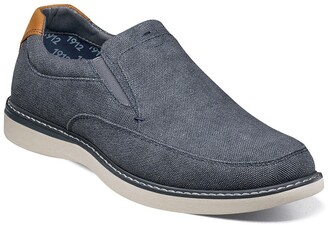 mens wide canvas slip on shoes