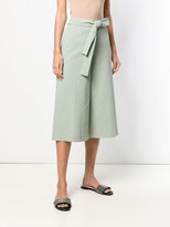 Thumbnail for your product : Fabiana Filippi Tie Waist Cropped Trousers