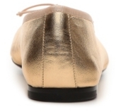 Thumbnail for your product : Yves Saint Laurent 2263 Yves Saint Laurent Metallic Leather Ballet Flat