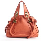 Thumbnail for your product : Chloé rust leather 'Paraty' small shoulder bag