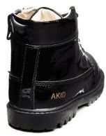 Akid Baby's Patent Leather Ankle Boots