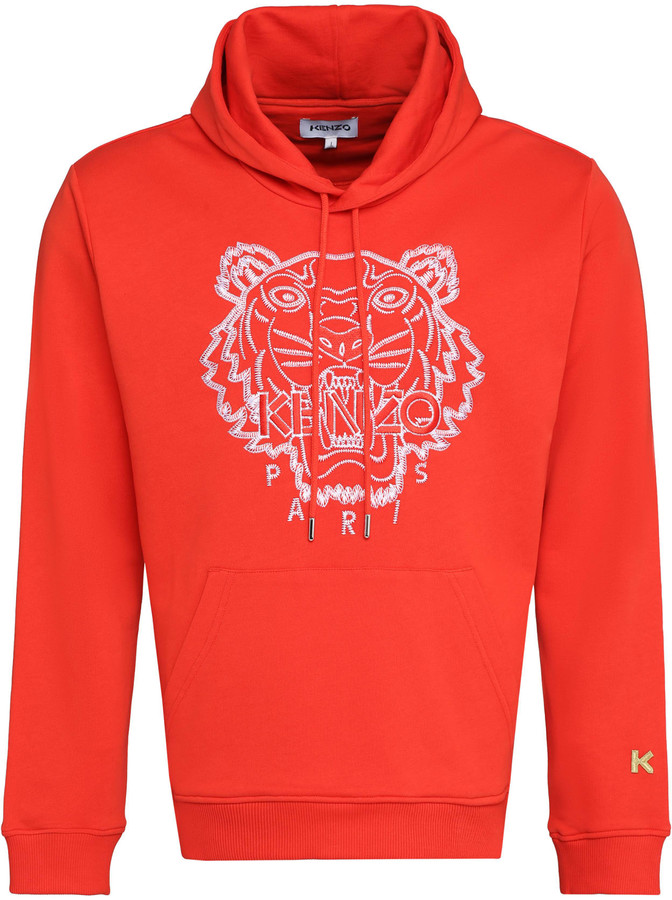 red kenzo hoodie