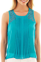 Thumbnail for your product : Nicole Miller nicole by Hi-Low Tank Top