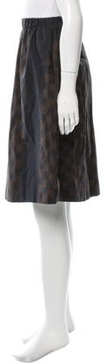 Hache Printed Knee-Length Skirt
