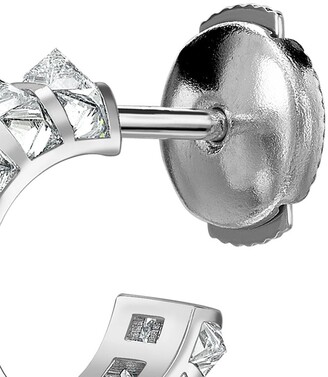 Pragnell RockChic diamond three-row hoop earrings