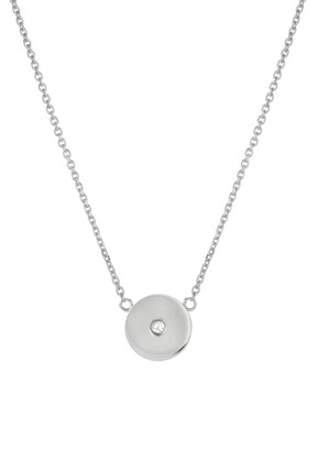 Mini Mini Jewels Forever Collection - Circle Diamond Pendant Necklace