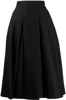 Thumbnail for your product : Comme des Garcons High-Waisted Pleated Midi Skirt
