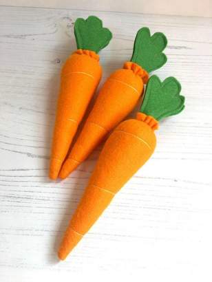 mummy made it me Set Of Three Pretend Play Felt Food Carrots