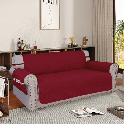 Hokku Designs Sofa Cover Waterproof Couch Cover Non-Slip Sofa Slipcover With Pocket Furniture Protector For Pets Kids