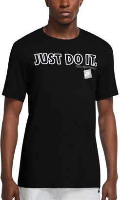 Black Nike Just Do It Shirt | Shop the world's largest collection of  fashion | ShopStyle