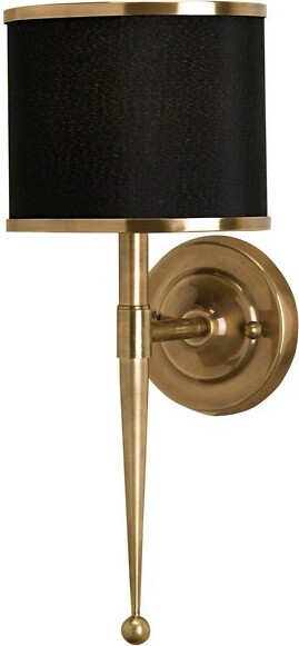 Currey & Company Primo Wall Sconce in Black