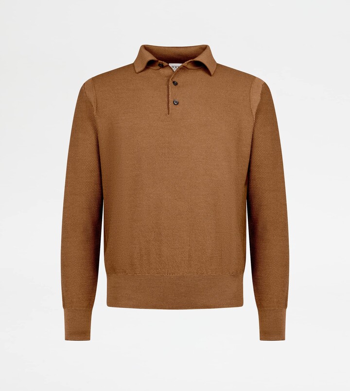 Tod's Polo Shirt in Wool Piquet