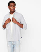 Thumbnail for your product : Express Classic Soft Wash Striped Button Collar Shirt