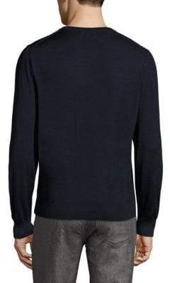 Brioni Midnight Pullover V-Neck Sweater