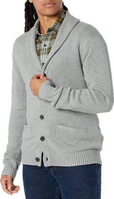 Goodthreads Soft Cotton Shawl Cardigan Sweater Sweat-Shirt Homme 