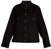 Thumbnail for your product : KHAITE Cate Oversized Denim Jacket - Womens - Black