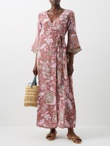 Thumbnail for your product : D'Ascoli Bali Floral-print Crepe Maxi Dress