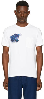 Blue Blue Japan White Tiger Face T-Shirt
