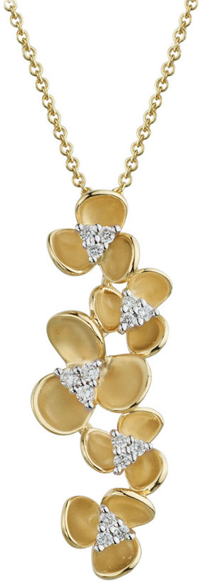 Diamond Select Cuts 14K Diamond Necklace .10 ct.