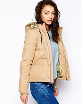 Thumbnail for your product : Carhartt Hooded Padded Jacket With Camoflauge Lining