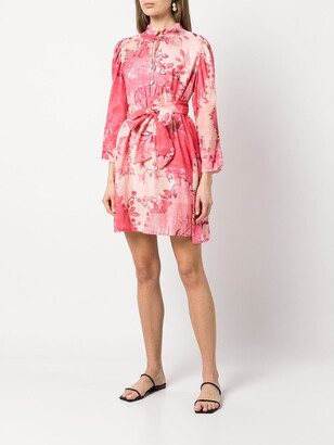 CHUFY Donna floral-print mini dress