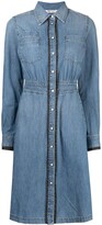 Thumbnail for your product : Ports 1961 Denim Midi Shirt Dress