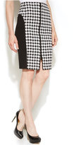 Thumbnail for your product : MICHAEL Michael Kors Houndstooth-Print Skirt