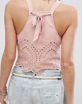 Thumbnail for your product : Abercrombie & Fitch Crop Bow-Back Top