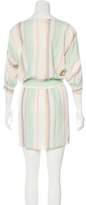 Thumbnail for your product : Fendi Silk Watercolor Print Dress