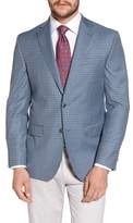 Thumbnail for your product : David Donahue Arnold Classic Fit Check Wool Sport Coat