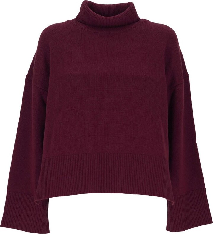 Purotatto Boxy Turtleneck Knitted Sweater