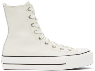 off white leather converse