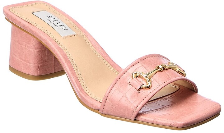 Steve Madden Pink Leather Women's Sandals | Shop the world's 