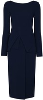 Thumbnail for your product : Roland Mouret Delphi fitted midi dress