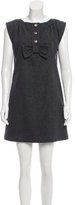 Thumbnail for your product : A.P.C. Wool Bow-Accented Dress