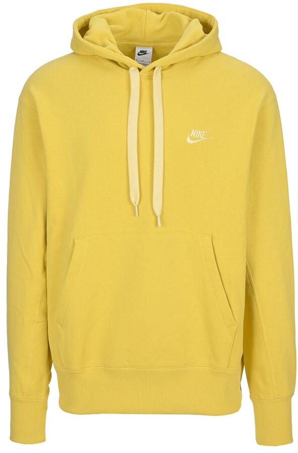 yellow nike pullover