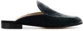 Thumbnail for your product : Gianvito Rossi Grey Velvet Slip On Mules