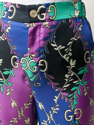 Gucci GG logo cropped trousers