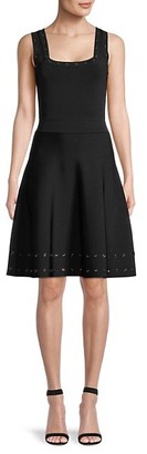 Milly Grommet Fit-&-Flare Dress