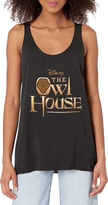 Disney Owl House Gold Logo Women's Racerback Tank Top