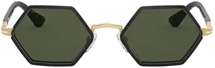 persol hexagonal sunglasses