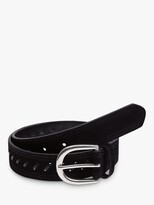 Thumbnail for your product : MANGO Braided Detail Leather Belt, Black