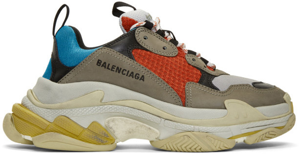 Balenciaga Multicolor Triple S Sneakers 